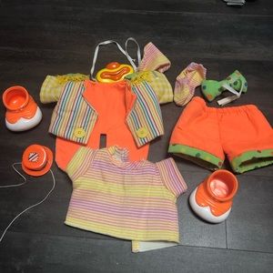 Vintage circus kids cabbage patch outfit
